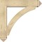 Ekena Millwork Thorton Arts and Crafts Rough Sawn Bracket w/ Offset Brace, Douglas Fir, 8"W x 38"D x 38"H BKT0806X38X38THR03RDF - alternate 3